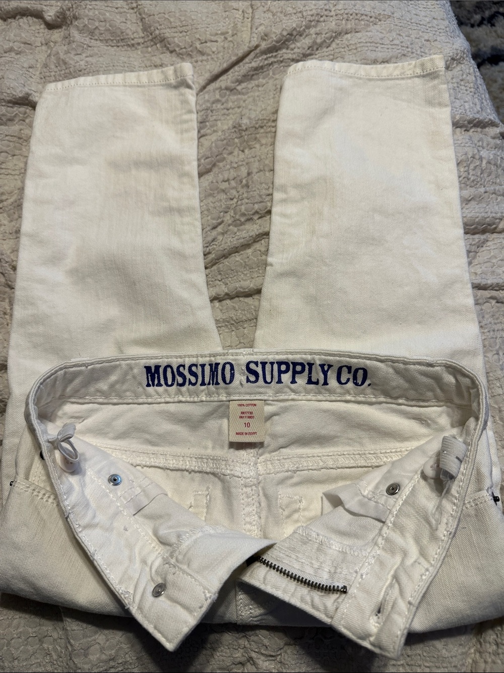 Mossimo Supply Co. White Jeans - Youth 10